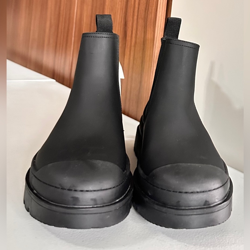 NWT. Zara Men Rubberized Chelsea boots Sz EU 40 US 7 - Picture 5 of 14